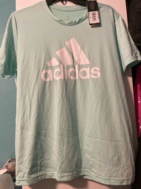 adidas  Short-Sleeve Logo Tee